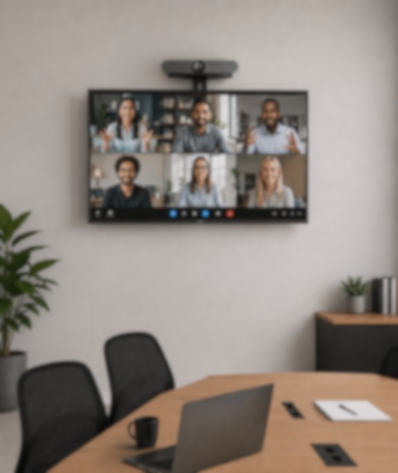 Boardrooms & video conferencing with Pixel Mounts
