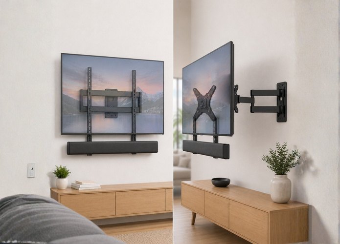 TV wall mounts with soundbar brackets